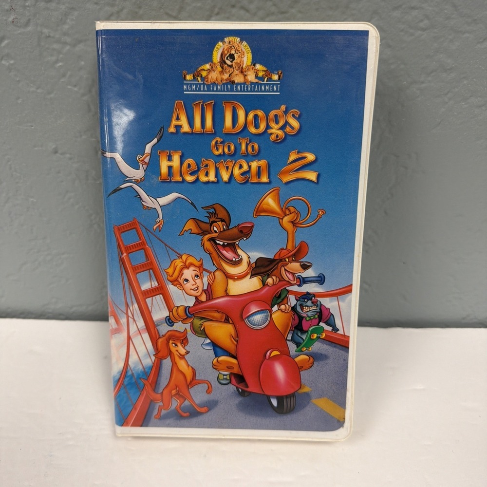All Dogs Go to Heaven 2 VHS‎ 1996 Movie Video Clam Shell Family Entertainment